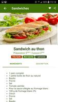 Recette Sandwich capture d'écran 3