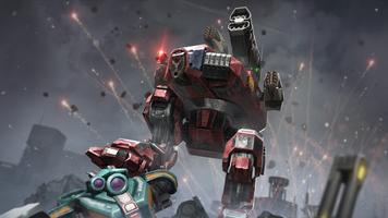 Poster Robots Battles: Red Green Game