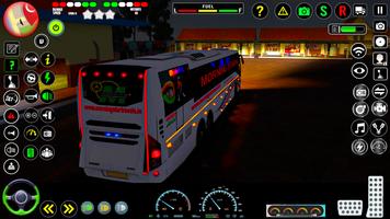 Simulador de ônibus moderno Cartaz