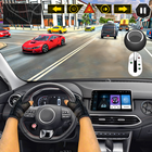 Beam Drive Road Crash 3D Games icono