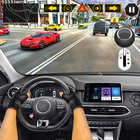 Beam Drive Road Crash 3D Games أيقونة