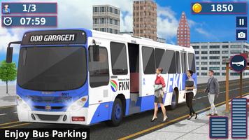 Real City Coach Bus Drive Sim captura de pantalla 3