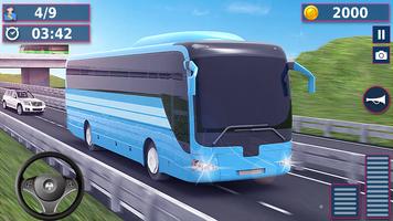 Real City Coach Bus Drive Sim Poster