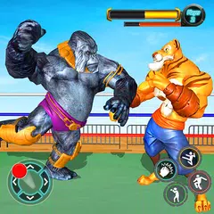 Descargar APK de Real Animals Ring Fighting 2019