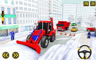 City Construction Snow Game 3D تصوير الشاشة 1