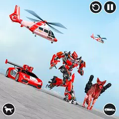 Real Dog Robot Transformation:Car Robot Games APK download