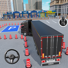Real Euro Truck Parking Games icône