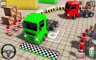 रियल यूरो ट्रक पार्किंग गेम स्क्रीनशॉट 1