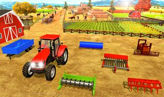 Poster Farming Tractor Simulator Real