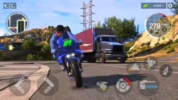 Real Motocycle Driving poster