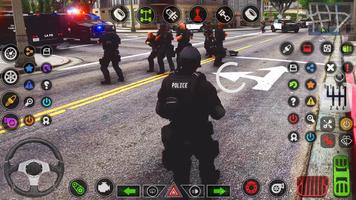 قيادة سيارة الشرطة: لعبة سيارة تصوير الشاشة 1