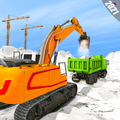 Grand Snow Excavator Simulator :Road Construction