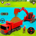 Grand Snow Excavator Simulator :Road Construction