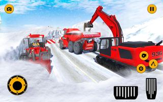 Real Snow Excavator Simulator 2019 capture d'écran 2