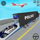 US Police Bike Car Transport Truck Simulator 2021 ikona