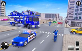 US Police Bike Car Transport Truck Simulator 2021 اسکرین شاٹ 3