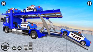 US Police Bike Car Transport Truck Simulator 2021 imagem de tela 2
