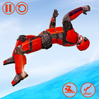 Real Robot Water Slide 2019 ícone