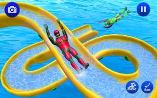 Real Robot Water Slide 2019 imagem de tela 1