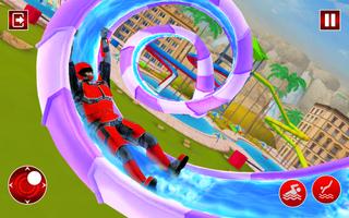 Real Robot Water Slide 2019 imagem de tela 3