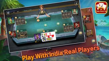 Teen Patti Go-Online Card Game Ekran Görüntüsü 1