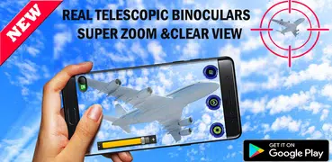 REAL TELESCOPIC BINOCULARS :SUPER ZOOM&CLEAR VIEW