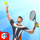 Echte wereld tennis 3D-spel-icoon