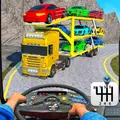 Crazy Car Transport Truck:New Offroad Driving Game