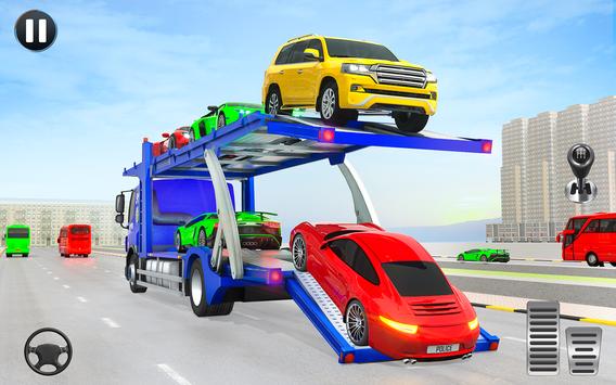 Crazy Car Transport Truck: Offroad Driving Game 截图 10