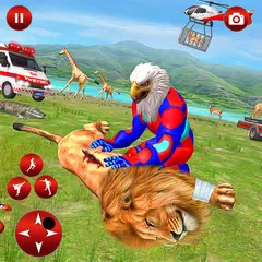 Baixar Superhero Animals Robot Rescue Mission APK