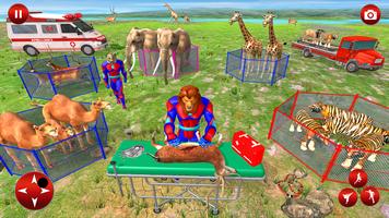 Superhero Animals Robot Rescue Mission Ekran Görüntüsü 3