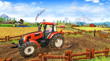 Real Tractor Farming Drive 3D poster