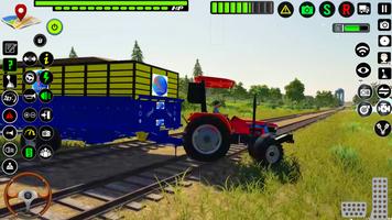 Bauernhof-Traktor-Spiele Plakat