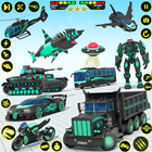 Dragon Robot Police Car Games ไอคอน