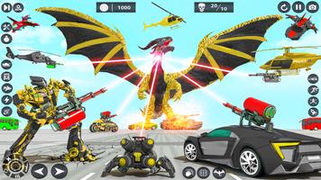 Dragon Robot Police Car Games ภาพหน้าจอ 3