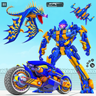 Police Dino Robot Car Games ไอคอน