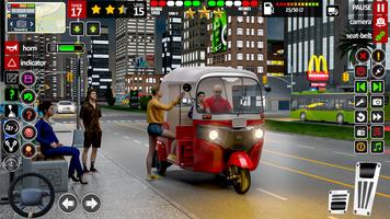 TukTuk Riksja Bestuurder Spel screenshot 2