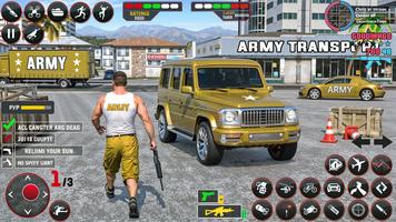 Army Car Truck Transport Games captura de pantalla 2