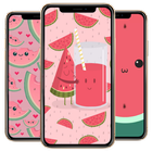 Cute Wallpaper Kawaii Watermelon biểu tượng
