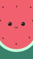 Cute Wallpaper Kawaii Watermelon ảnh chụp màn hình 1