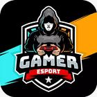 Pembuat Logo Permainan Esports ikon