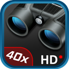 Real Binoculars 40X Zoom Camera (Photo and Video) আইকন