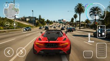 Traffic Driving 3D: Racing Car captura de pantalla 1