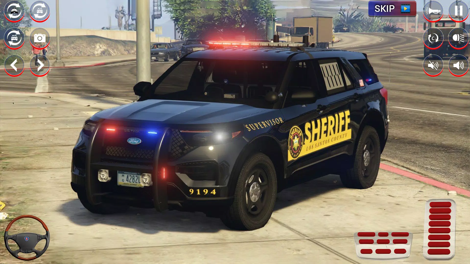 Real City Police Car Chase