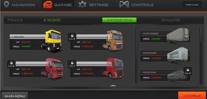 Simulator Real Truck Driving ポスター