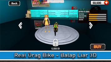 Real Drag Bike - Balap Liar 3D capture d'écran 2