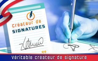 fabricant de signatures Affiche