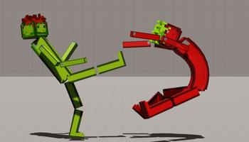 Watermelon Ragdoll Fight Game Plakat