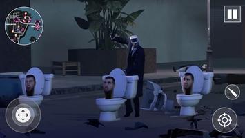 Skibidi Toilet War vs TVMan تصوير الشاشة 1