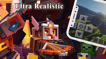 Realistic Shader Mod Pack MCPE capture d'écran 2